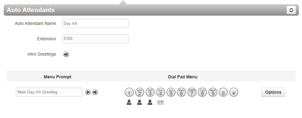 Auto Attendant Editor