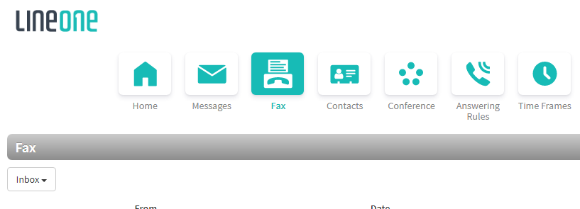 Fax Portal Dashboard